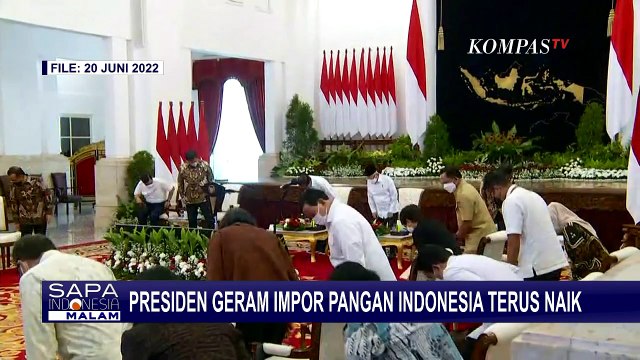 Presiden Jokowi Geram Impor Pangan Indonesia Terus Naik!