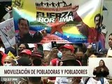 Movimiento de Pobladoras y Pobladores marchan al encuentro con el presidente Nicolás Maduro Moros