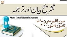 Surah Al Mominoon Ayat 78 to Surah An-Nur Ayat 20  Qurani Ayat Ki Tafseer Aur Tafseeli Bayan