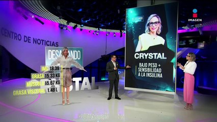 El Dr. Luis Jesús Dorado analiza los avances de #CrystalMendivil en el reto #DesafiandoLaSalud