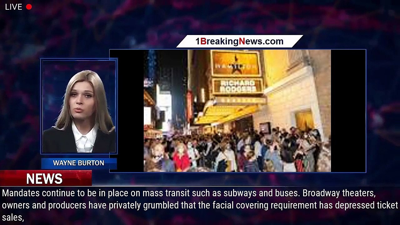 Broadway Lifts Masks Mandate in July video
