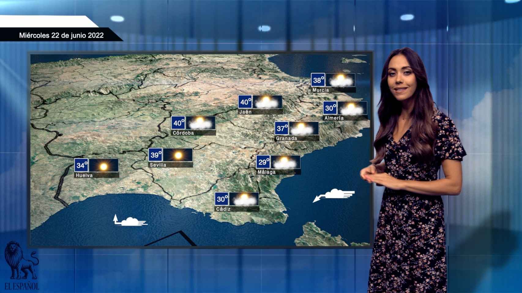 El tiempo para el miércoles 22 de junio: bajada de temperaturas y