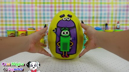 Huevo Sorpresa Gigante de Pregunta a Los Storybots de Plastilina Playdoh
