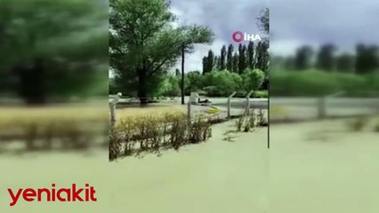 Görüntüler Ankara'dan! Sel hayatı felç etti, yollar göle döndü