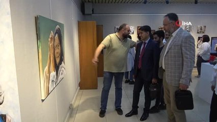 Üniversite öğrencileri eserleri ile küresel sorunlara dikkat çekti