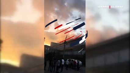 Ankara'da şeker fabrikasında yangın