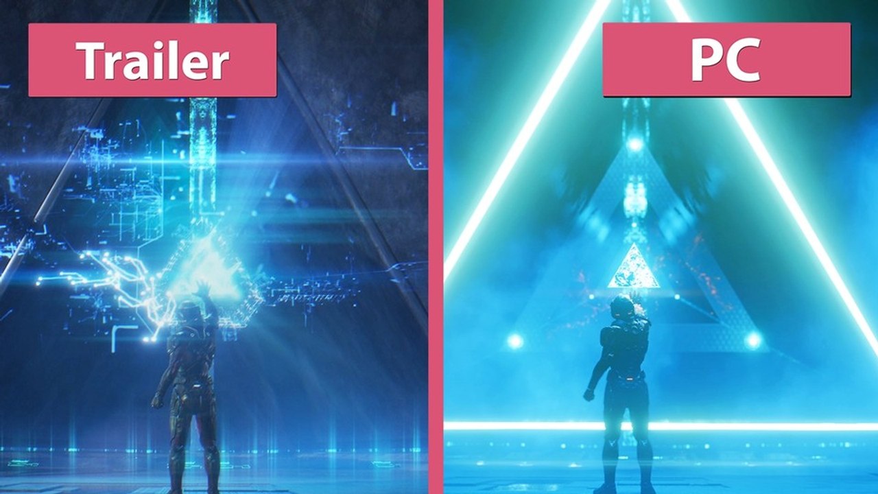 Mass Effect: Andromeda - Downgrade oder nicht? Trailerszenen und PC Retail im Vergleich