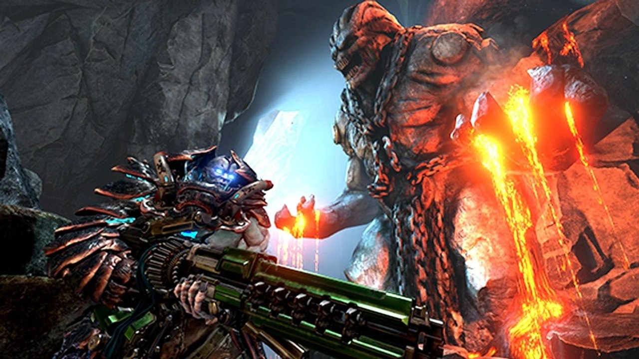 Quake Champions - Gameplay-Trailer zur Arena »Burial Chamber«