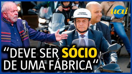 Lula ironiza motociatas de Bolsonaro