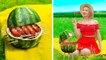 CLEVER OUTDOOR HACKS II Viral TikTok Crafts You Will Love! Watermelon Tricks by 123 Go