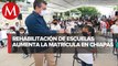 Rutilio Escandón inaugura espacios educativos en Chiapas