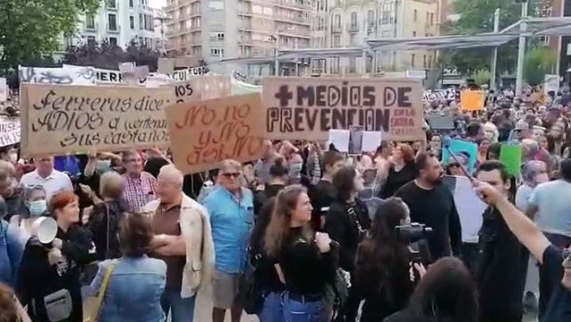 Manifestación en Zamora contra la gestión del incendio de Sierra de la Culebra