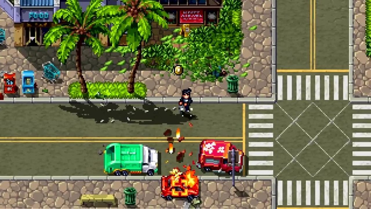 Shakedown: Hawaii  - Gameplay-Trailer zeigt pixelige Zerstörungswut auf Nintendo Switch