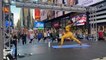 Yogis celebrate Summer Solstice in Times Square