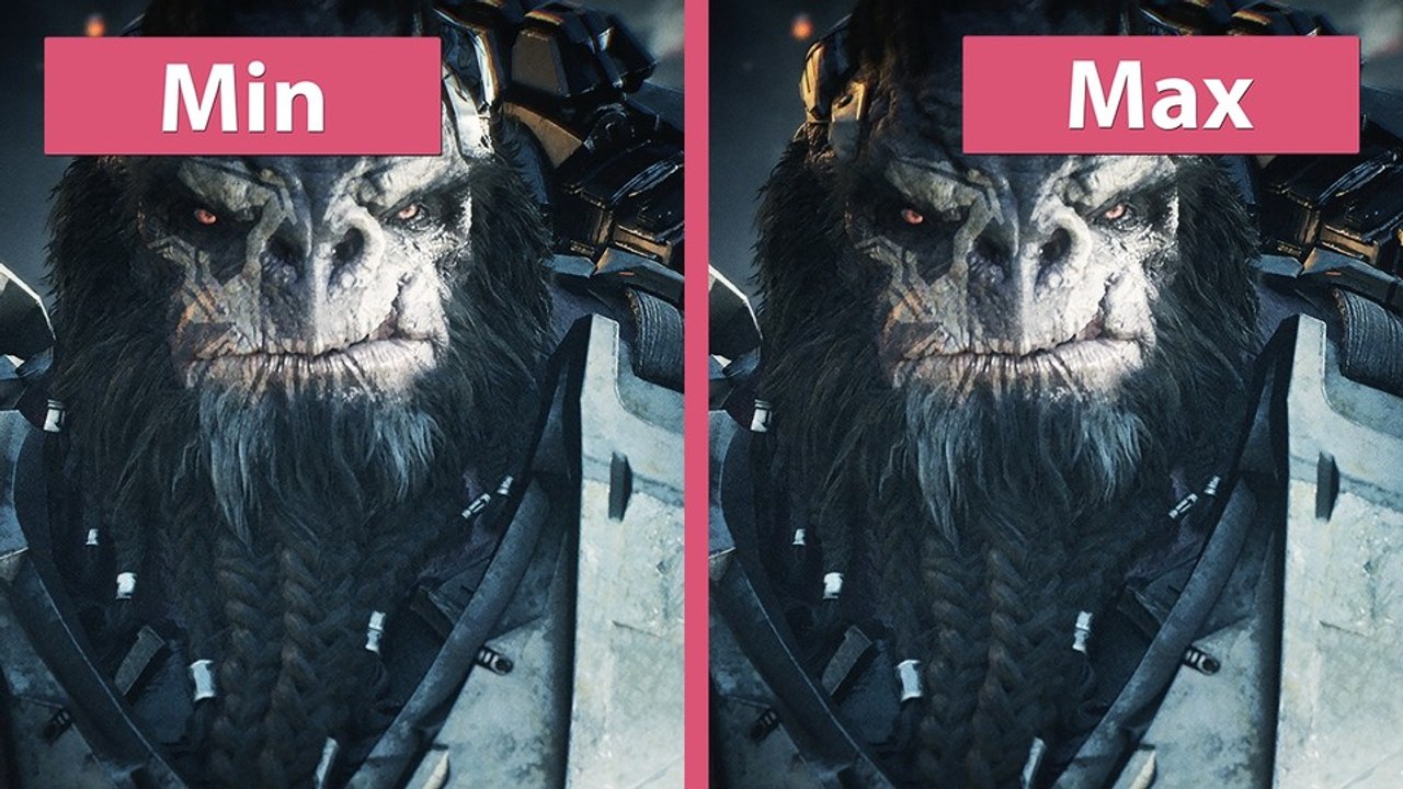 Halo Wars 2 - Minimale und maximale Details im Grafik-Vergleich
