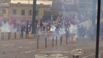 Ecuador vive su noveno día de protestas con disturbios en el centro de Quito