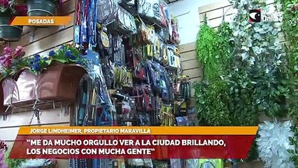 “Me da mucho orgullo ver a la ciudad brillando, los negocios con mucha gente”