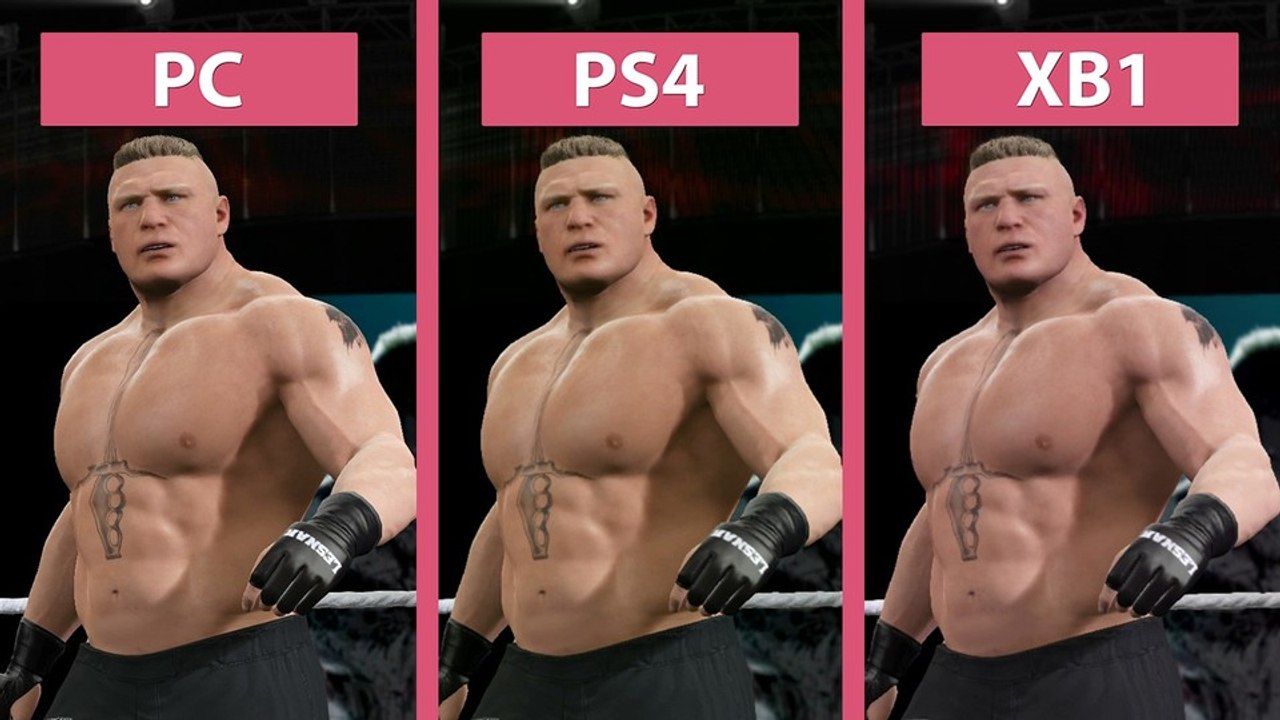 Wwe 2k17 - grafik-vergleich: pc gegen ps4 und xbox one