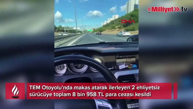 Makas attıkları videoyu paylaşan sürücülere ceza kesildi