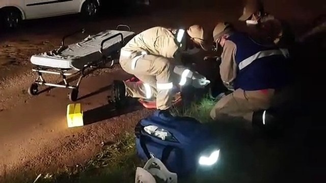 Homem sofre queda de bicicleta e fica ferido no Bairro Periolo