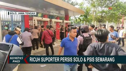 Descargar video: Saat Memasuki Stadion Manahan, Suporter Persis Solo dan PSIS Semarang Sempat Ricuh