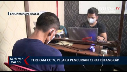 Curi Laptop dari Sepeda Motor Korban, Pria Ini Diringkus Polisi Setelah Aksinya Terekam CCTV