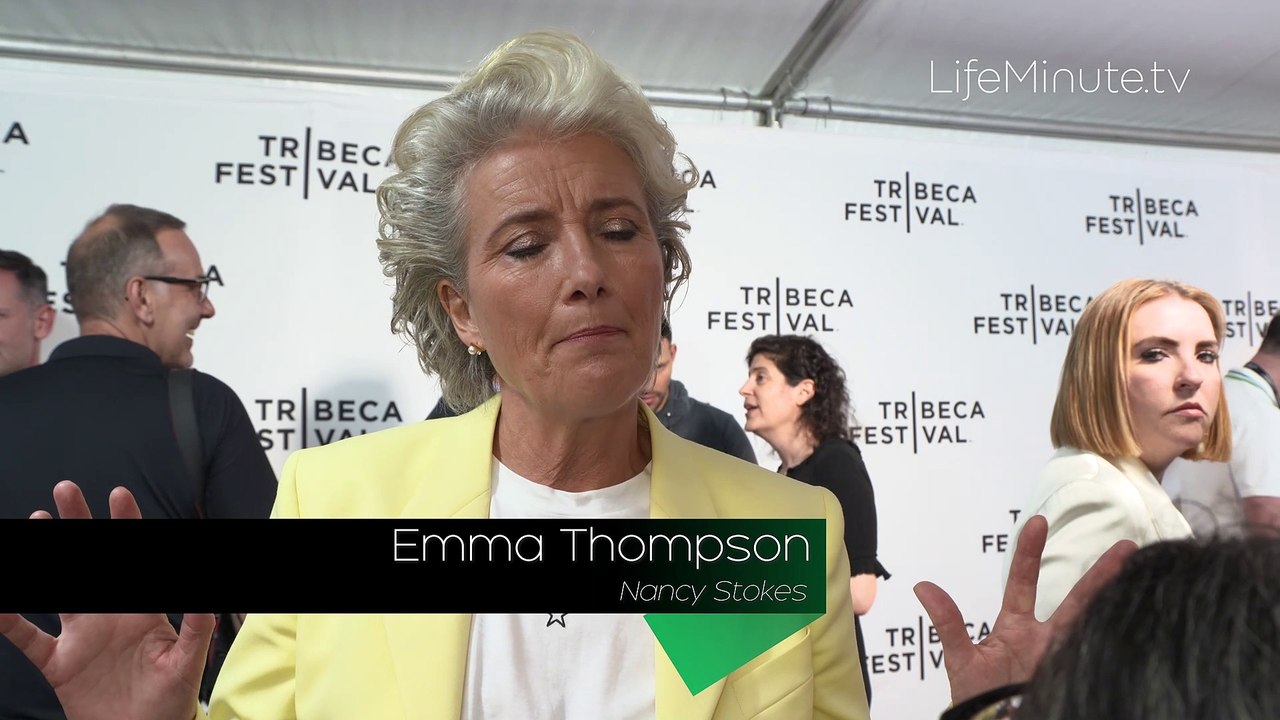 Emma Thompson Dishes on How Women Can Feel Sexy at Any Age at Tribeca Film Festival Premiere of Good Luck to You, Leo Grande
