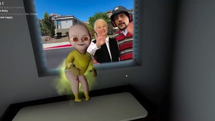 This Baby Needs Jesus!!  FGTeeV Babysits The BABY in YELLOW & it's Bad Idea!