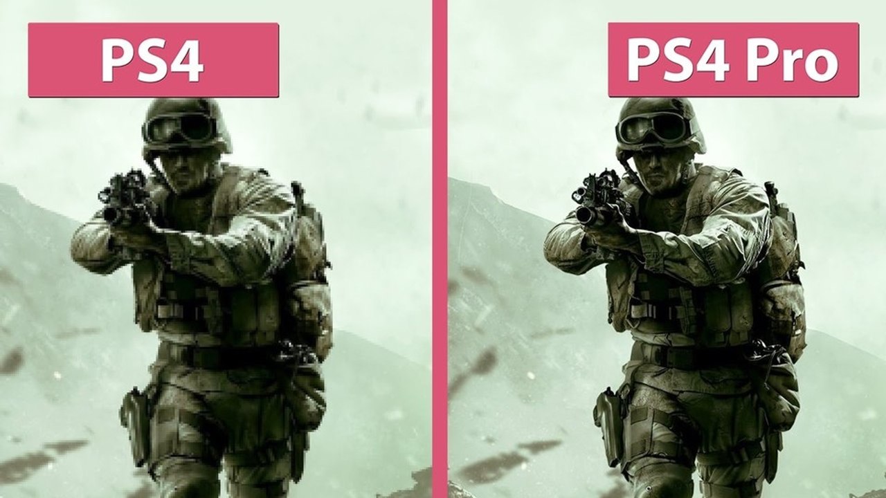 Call of Duty: Modern Warfare Remastered - PS4 gegen PS4 Pro im Grafik-Vergleich