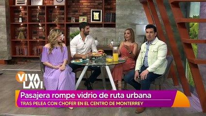 Pareja quiebra el vidrio de una ruta urbana en Monterrey