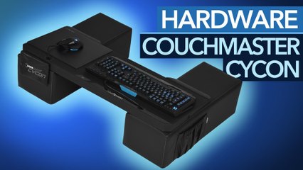 Nerdytec Couchmaster Cycon im Test - Schreibtischkomfort auf dem Sofa