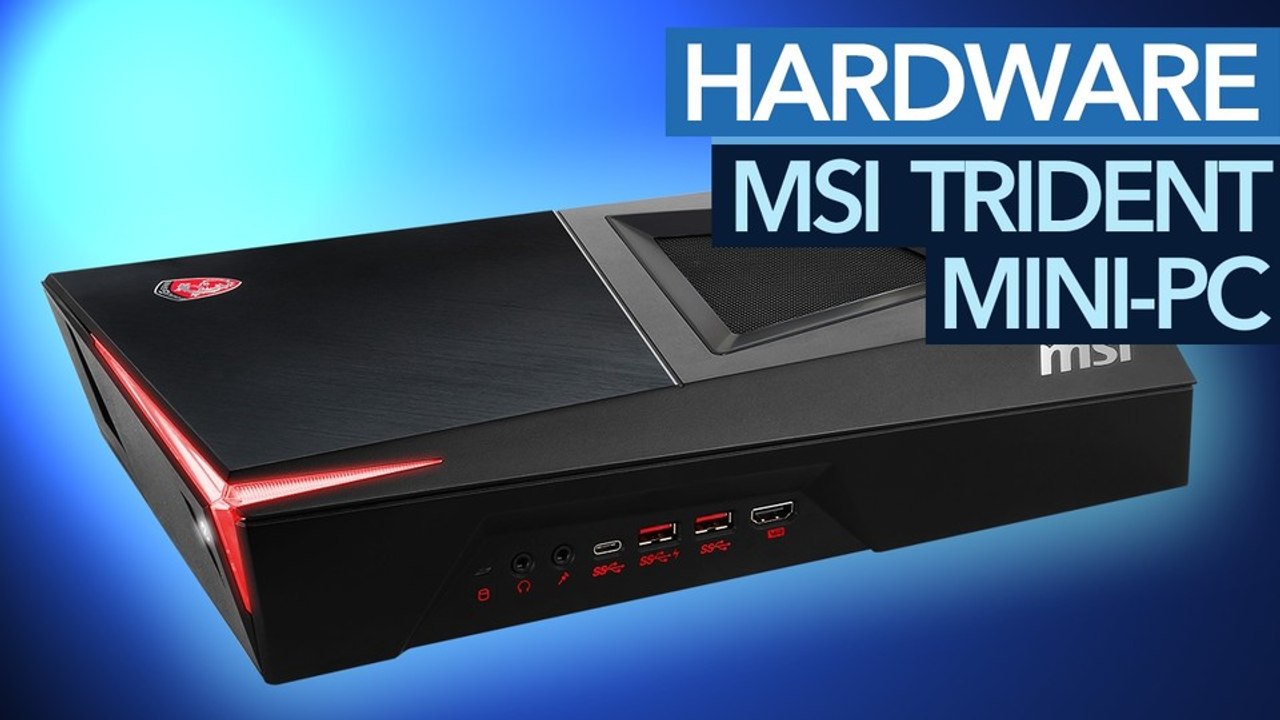 Mini-PC MSI Trident im Test - Schneller Rechner im Konsolenformat