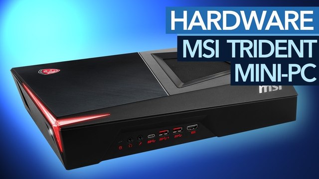 Mini-PC MSI Trident im Test - Schneller Rechner im Konsolenformat