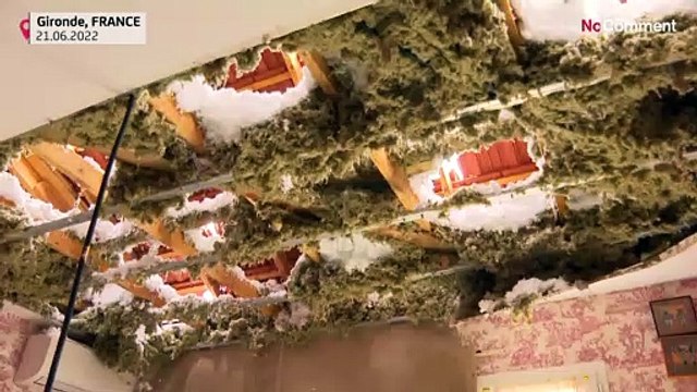 شاهد: عواصف رعدية عنيفة تضرب جنوب غرب فرنسا