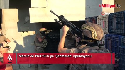 Mersin'de PKK/KCK'ya 'Şahmeran' operasyonu