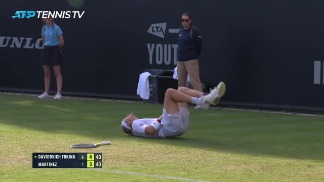 Eastbourne - Martinez profite de l'abandon de Davidovich Fokina