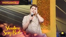 “3 in 1!” Tyang Amy talks to herself! | It's Showtime Sexy Babe