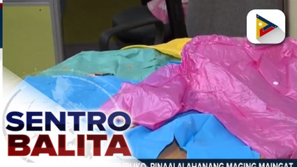 Publiko, pinaalalahanang maging maingat sa pagbili ng kapote vs. mataas na lebel ng lead content; Mga transparent na kapote, mas mainam umano na bilhin