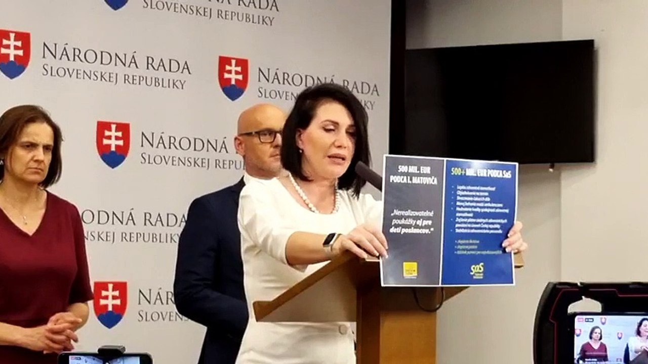 ZÁZNAM: SaS by peniaze na krúžkovné použila inak, vracia sa na koaličné rady