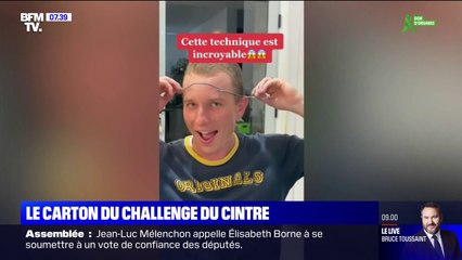 Le challenge du cintre fait tourner la tête aux réseaux sociaux