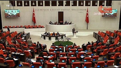 TBMM'de sosyal medya teklifine siyah maskeli protesto