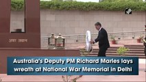 Australia's Deputy PM Richard Marles lays wreath at National War Memorial in Delhi