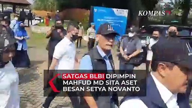 Mahfud MD Pimpin Satgas BLBI Sita Aset Besan Setya Novanto di Bogor