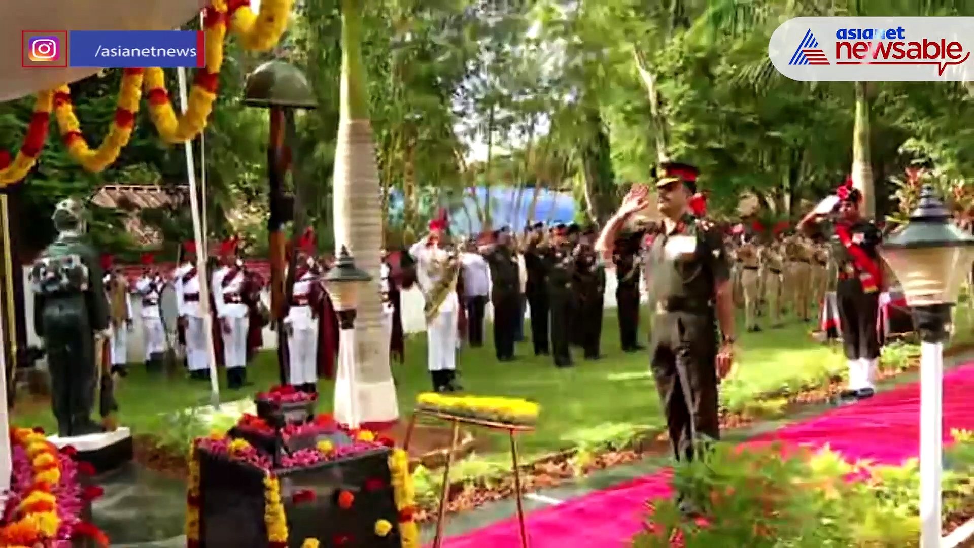 Asianet News-NCC 'Vajra Jayanti Yatra' Day 2: At the Pangode War Memorial