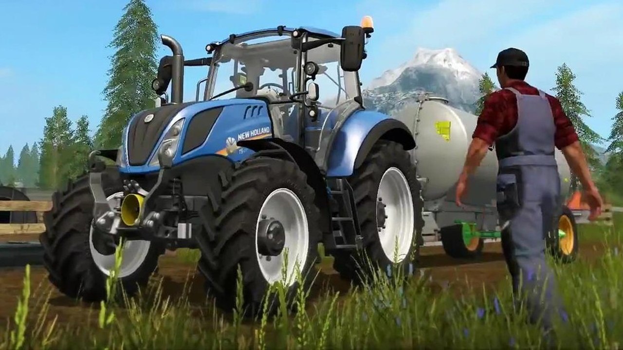 Landwirtschafts-simulator 2017 - launch-trailer setzt ganz auf spielgrafik