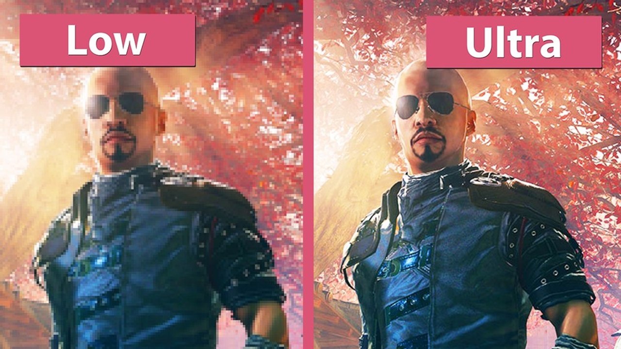 Shadow Warrior 2 - Niedrige und ultra Grafik-Details im Vergleich