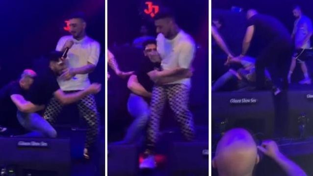 Konserinde hayranının saldırısına uğrayan Uzi, konserini yarıda kesti