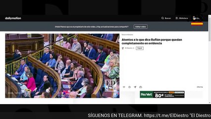 Rufián queda en evidencia, por la boca muere el pez