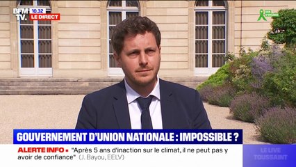 Julien Bayou: "Non, il n'y a pas de confiance en cet exécutif"