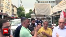 Deva Partisi Milletvekili Mustafa Yeneroğlu ile polis arasında tartışma---Kızılay'ın göbeğinde ırkçılık yapıyorsunuz_